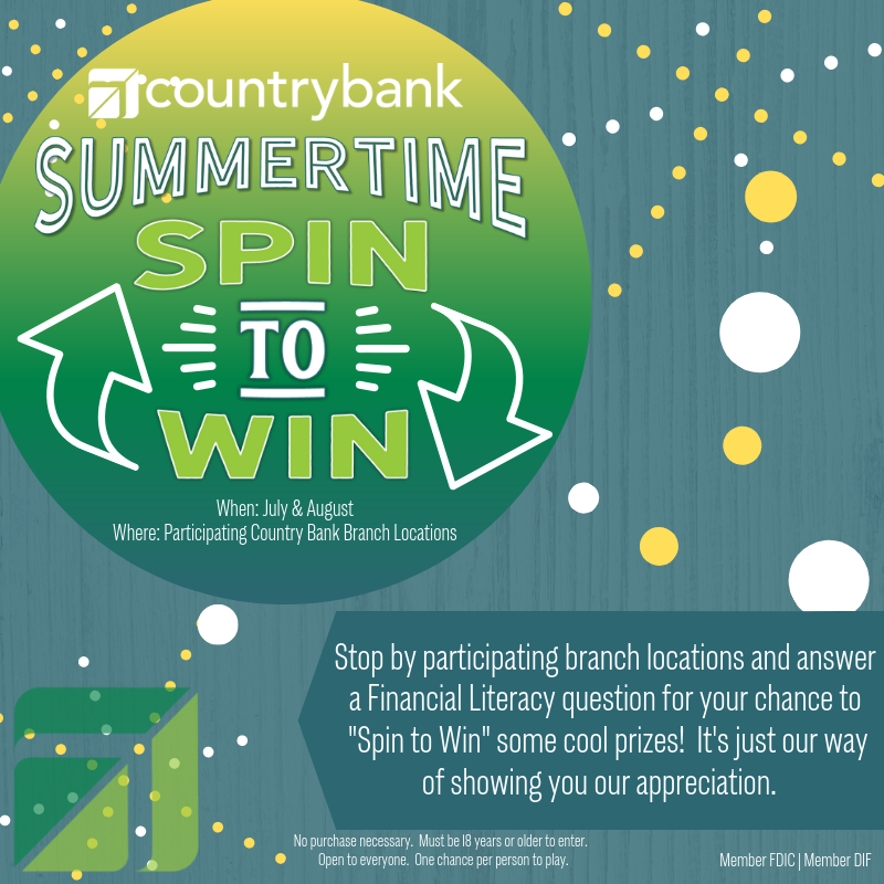 Spin-To-Win Event promo